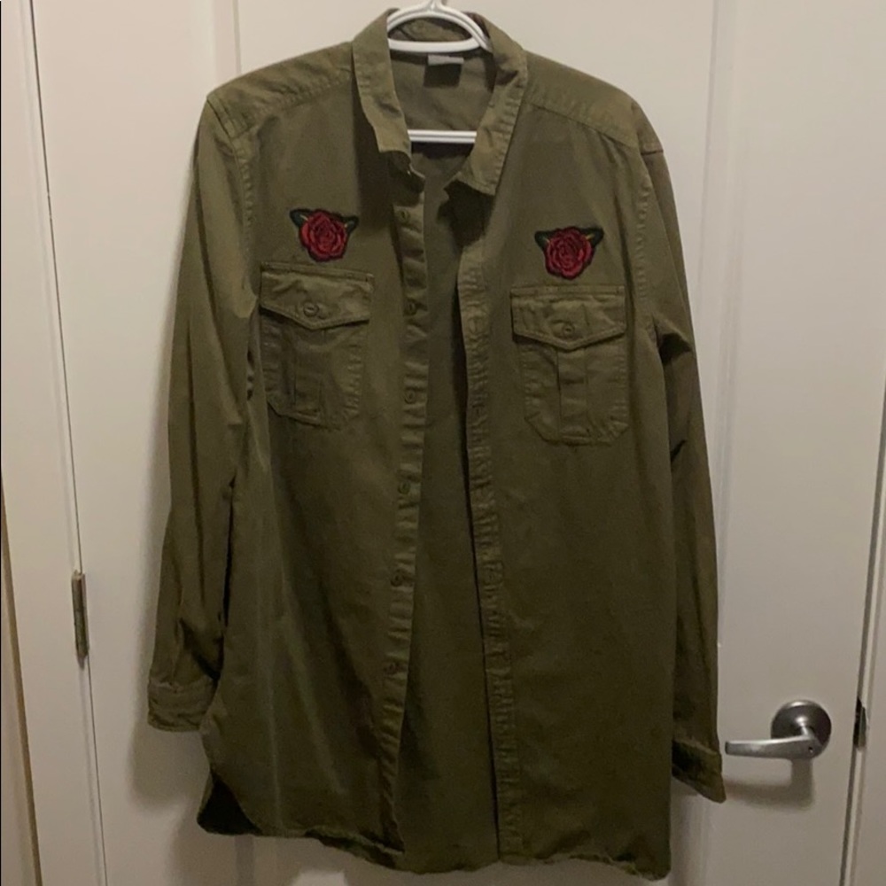 Asos - Longline casual long sleeve shirt